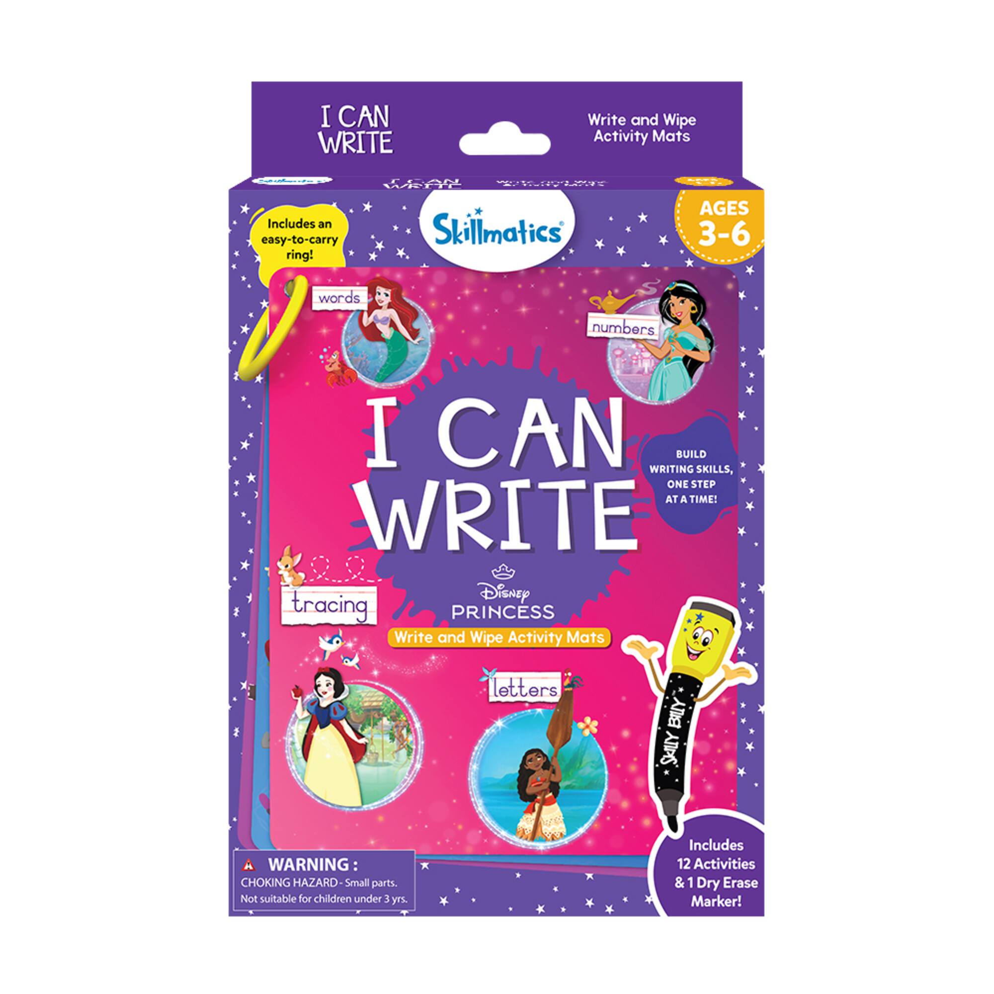 Skillmatics® I Can Write Disney® Princess Write & Wipe Activity Mats